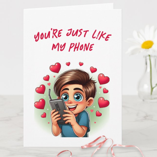 Humalog Cute Dating Funny Valentines day Kort (Skapare uppladdad)