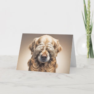 Humalog födelsedag Golden Retriever Kort