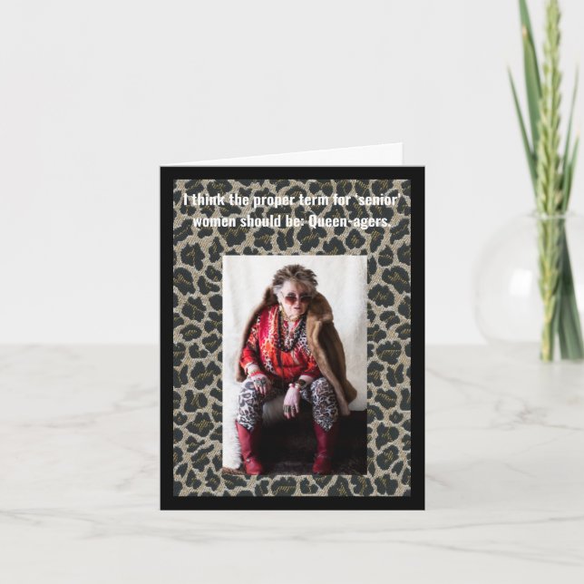 Humalog namn för äldre kvinnor kort (Framsida)