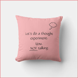 Humalog Rosa nr Talking Quote Kudde