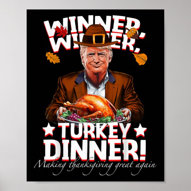 Humalog Trump Winner Winner Turkey Dinner Thanksg Poster (Framsidan)