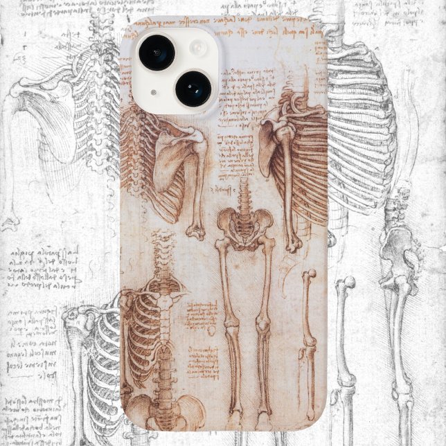 Human Anatomy Skeleton Bones by Leonardo da Vinci (Skapare uppladdad)