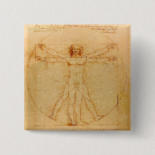 Human Anatomy, Vitruvian Man by Leonardo da Vinci Knapp