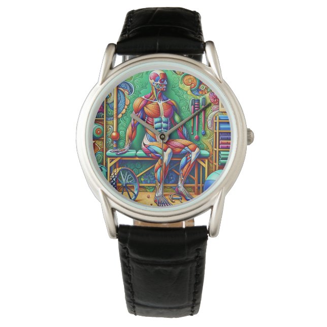 Human Anatomy Watch Armbandsur (Framsida)
