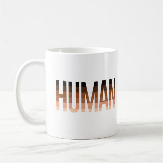 Human Anti-Racist Flagga Kaffemugg