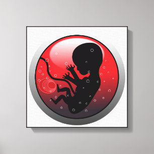 HUMAN BABY EMBRYO CANVASTRYCK