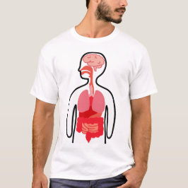 human body in Japanese Kanji T Shirt