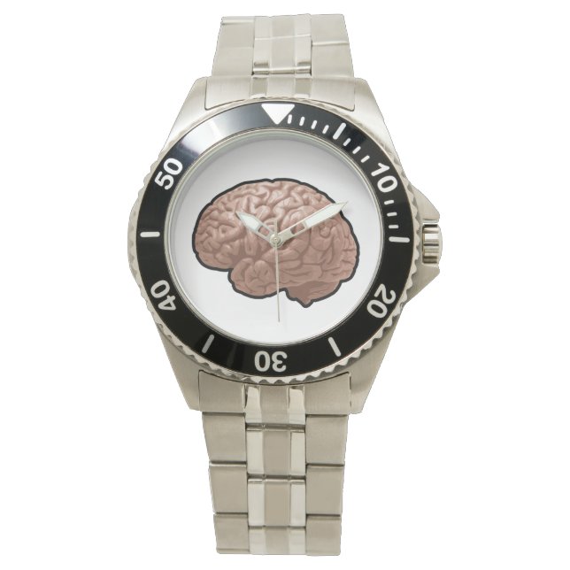 Human Brain Watch Armbandsur (Framsida)