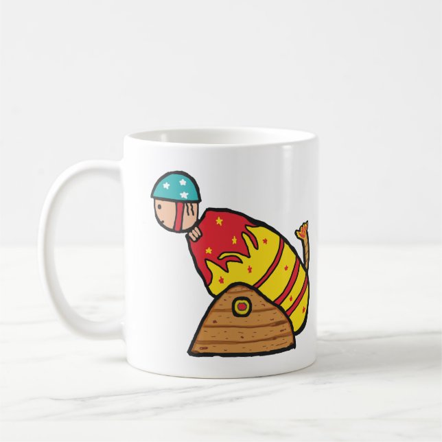 Human Cannonball Kaffemugg (Vänster)