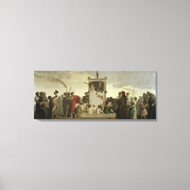 Human Comedy, 1852 Canvastryck (Framsida)
