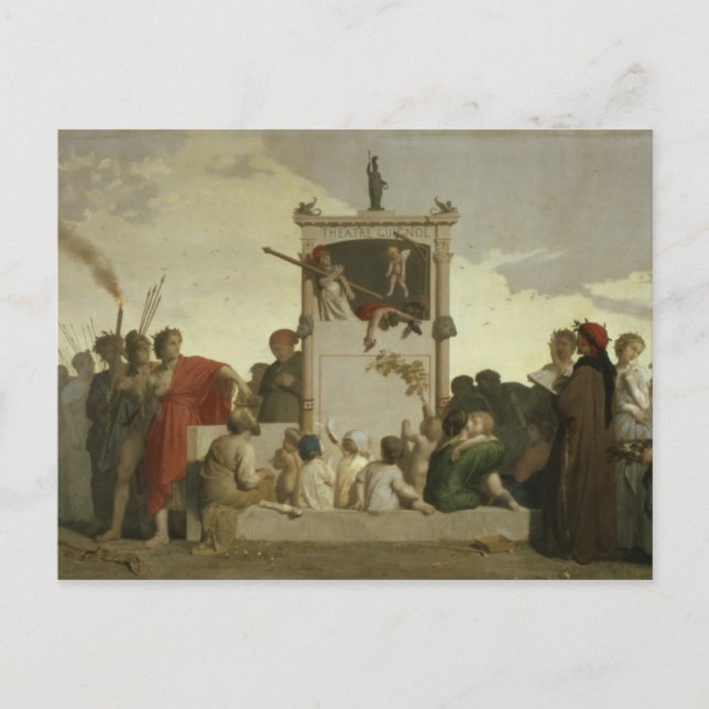 Human Comedy, 1852 Vykort (Framsida)