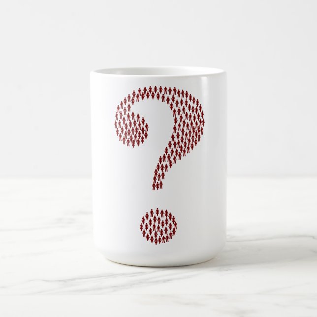 Human Confusion Coffee Mugg (Center)