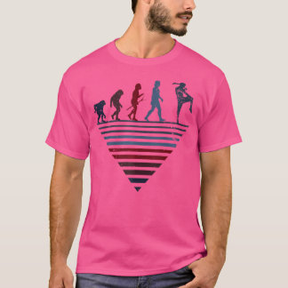 Human Evolution Fighter Muay Thai T Shirt