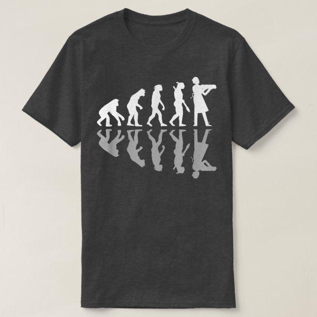 Human Evolution Funny Baking Baker Humor Culinary  T Shirt (Design framsida)