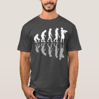 Human Evolution Funny Baking Baker Humor Culinary T Shirt