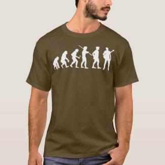 Human Evolution Guitar Guitarist Musician T Shirt