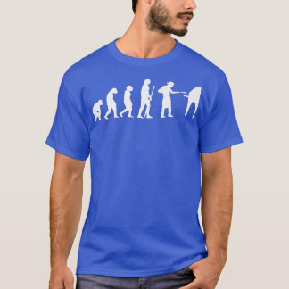Human Evolution Pizza Delivery Guy Eating Pizza it T Shirt