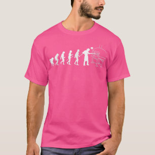 Human Evolution Pizza Delivery Guy Eating Pizza it T Shirt