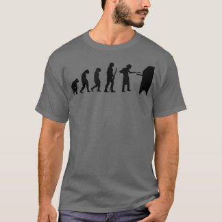 Human Evolution Pizza Delivery Guy Eating Pizza It T Shirt