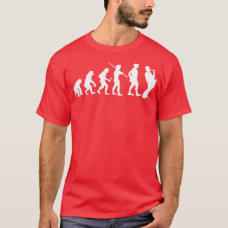 Human Evolution Saxophone Player Musician T Shirt