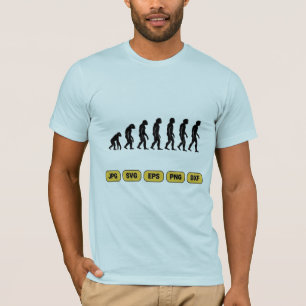 Human Evolution Silhouettes T Shirt