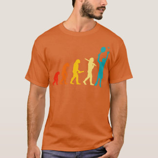 Human Evolution Tennis T Shirt