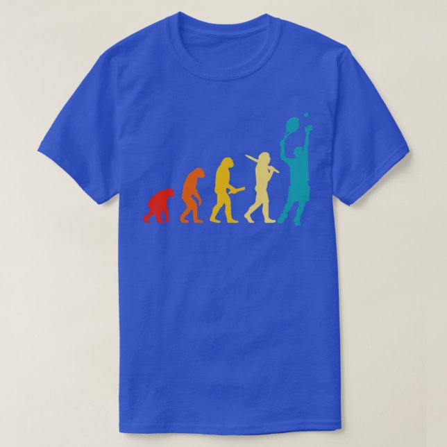 Human Evolution Tennis T Shirt (Design framsida)