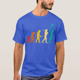 Human Evolution Tennis T Shirt