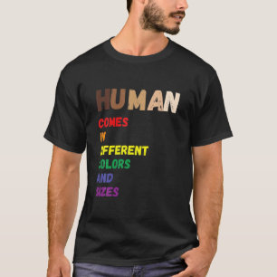 Human Färg May Vary LGBT Equality Black P T Shirt