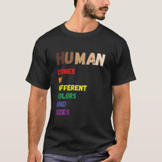 Human Färg May Vary LGBT Equality Black P T Shirt