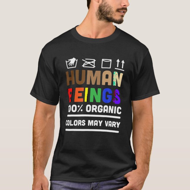 Human Färg May Vary T Shirt (Framsida)