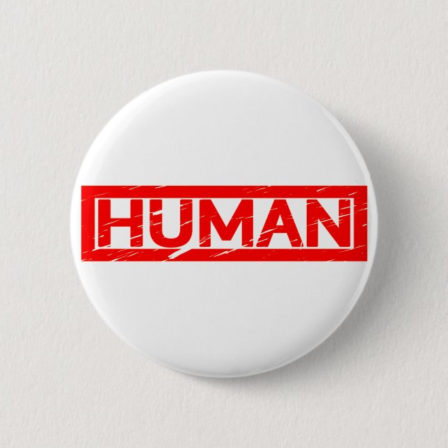 Human Frimärke Knapp (Framsida)