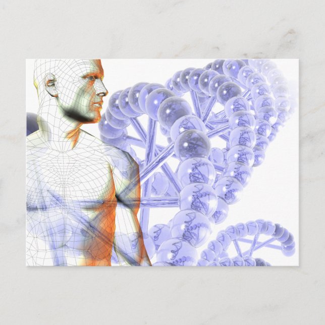 Human Genome Vykort (Framsida)