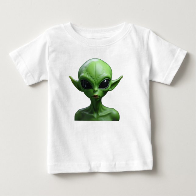 human grönt t shirt (Framsida)