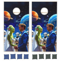 Human Groom & Alien Bride - Sci-Fi Bröllop