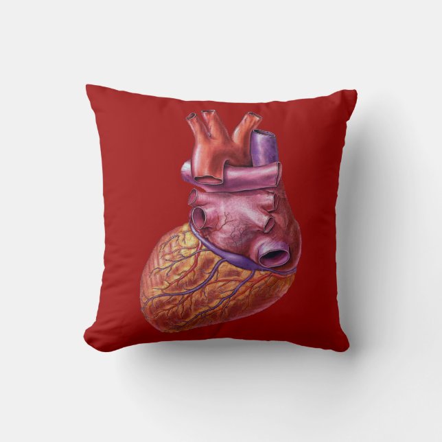 Human Heart Dekorativ kudde (Framsida)