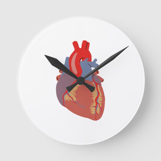 HUMAN HEART RUND KLOCKA (Framsida)