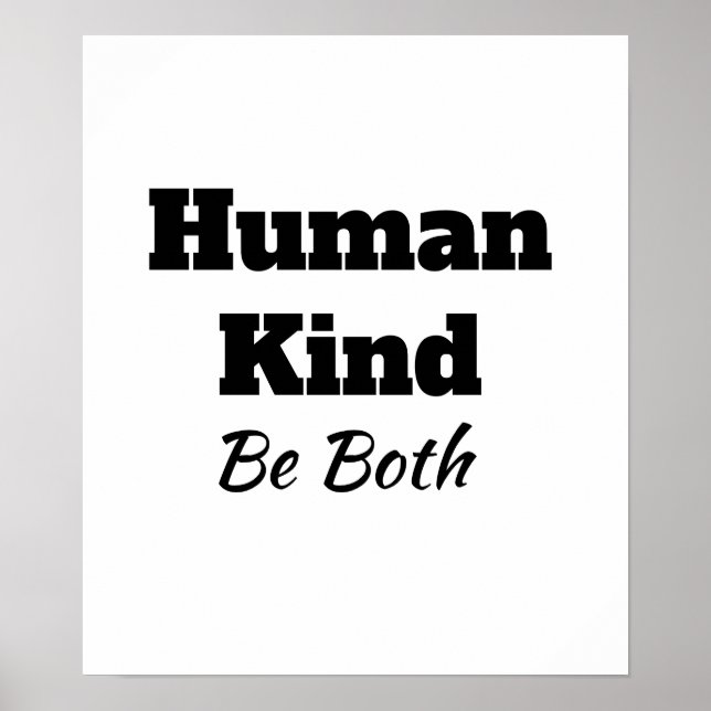 "Human Kind" Poster (Framsidan)