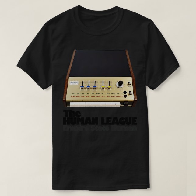 Human League Retro Original Design T Shirt (Design framsida)