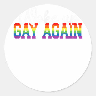 Human LGBT Flagga Gay Month Woke AGY IGEN Runt Klistermärke