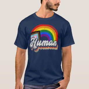 Human Lgbt Gay pride Rainbow Month Transgender Gif T Shirt