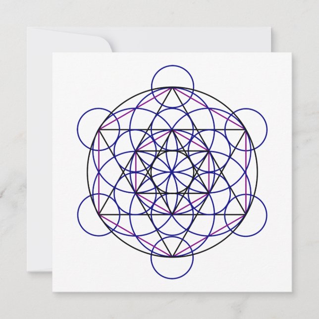 Human Merkaba Energy Fält från vår 7 Chakras (Framsida)