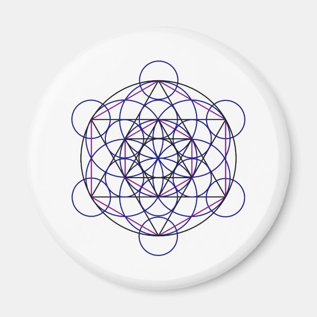 Human Merkaba Energy Fält från vår 7 Chakras Magnet (Framsidan)