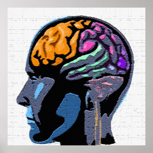 Human Mind Street Art Poster (Framsidan)