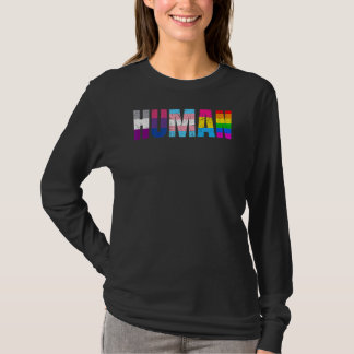 Human Pansexual Transgender Queer Lgbtq+ Kärlek Eq T Shirt