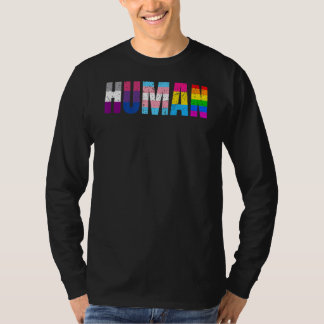 Human Pansexual Transgender Queer Lgbtq+ Kärlek Eq T Shirt