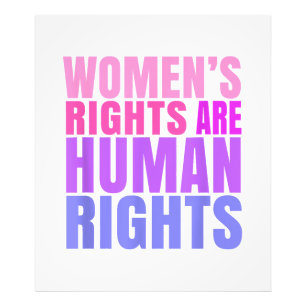 Human Rättigheter Womens Höger Fototryck