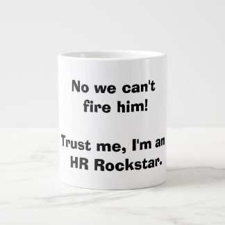 Human Resource HR Rockstar Mugg Jumbo Mugg