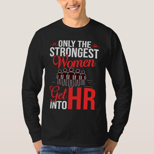 Human Resource Management HR Manager Business T Shirt (Framsida)