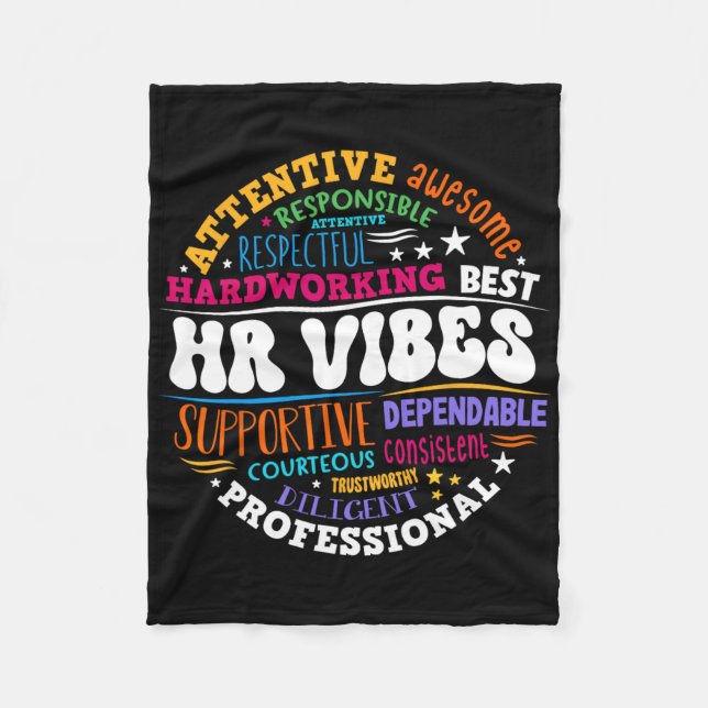 Human Resources Hr Vibes Analyst Employee Apprecia Fleecefilt (Framsidan)